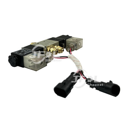 comprar DC24V sistema de bomba de porta válvula solenoide 4V220-08 para peças sobressalentes de autocarro Yutong Fabricação em linha