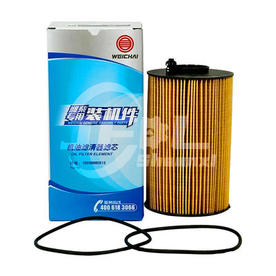 Elementos de filtro de óleo 10038880513 FAW Jiefang camião Weichai peças de motor