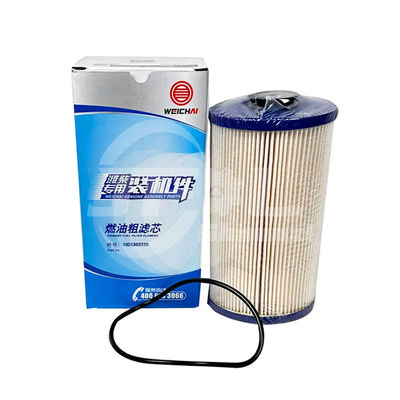 Elementos de filtro de combustível 1001362236 Peças de motores Weichai